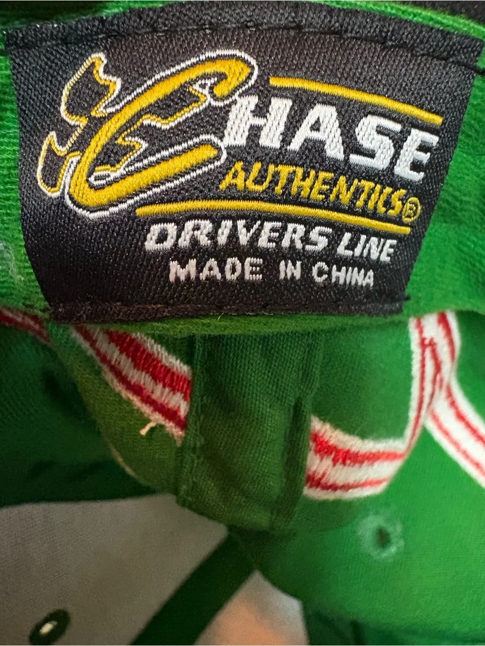 Interstate Batteries Racing Cap in Green with Red & Black Accents